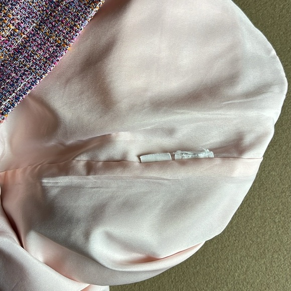 LOFT Petite Tweed Pocket Shift Skirt- Coral Multi Color- 2P - Picture 9 of 9